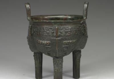 图片[2]-Liding lobed tripod cauldron with animal mask design, early Western Zhou period, c. 11th-10th century BCE-China Archive